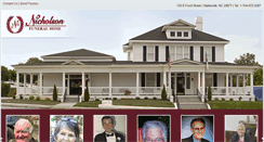Desktop Screenshot of nicholsonfunerals.com